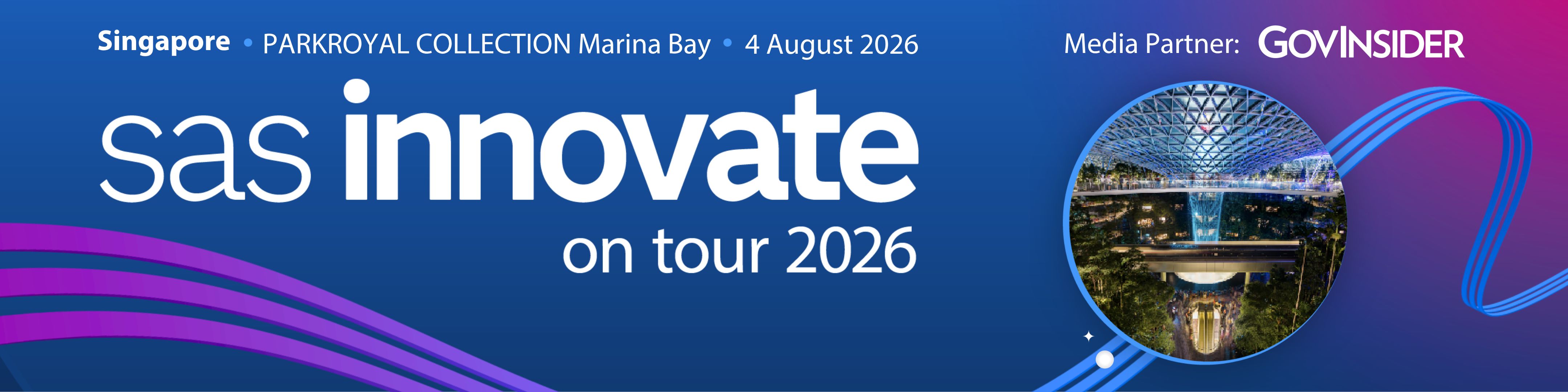 event banner for SAS Innovate on Tour 2026